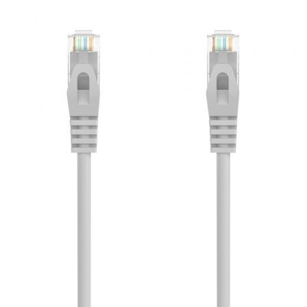 Aisens Cable de Red Latiguillo RJ45 Cat.6A UTP AWG24 30cm Gris